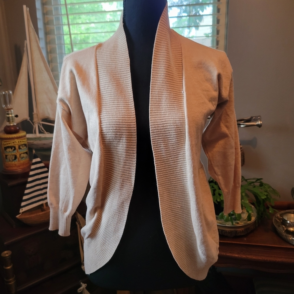 My Michelle Cream Cardigan Sweater